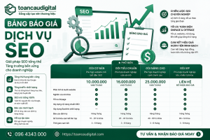 Bảng Báo Giá Dịch Vụ SEO